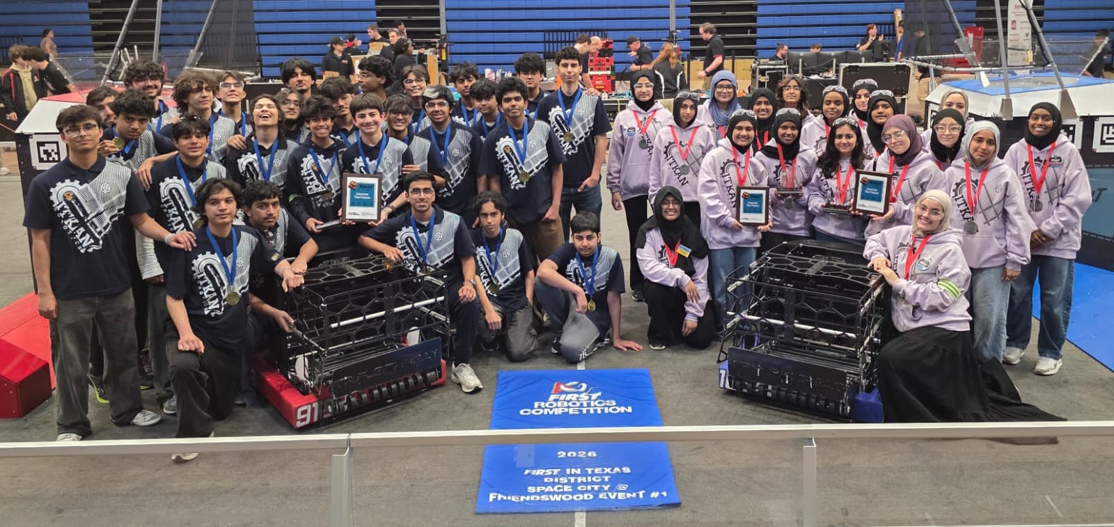 ITKAN FRC teams at competition